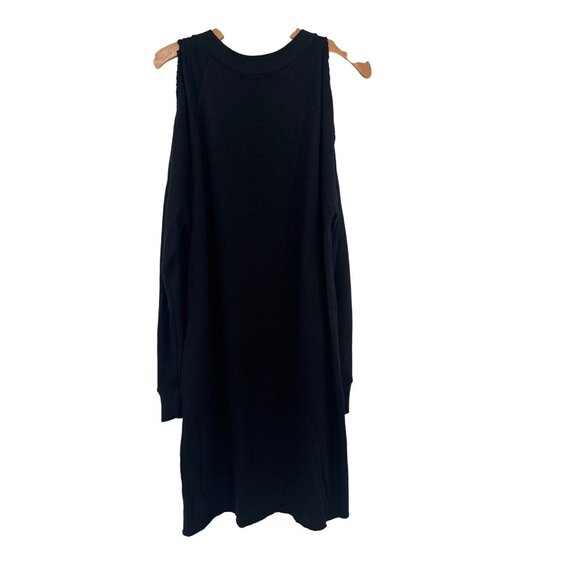 Philanthropy Chrome Dress Black Cold Shoulder Long Sleeve size small new $194 - Picture 5 of 6